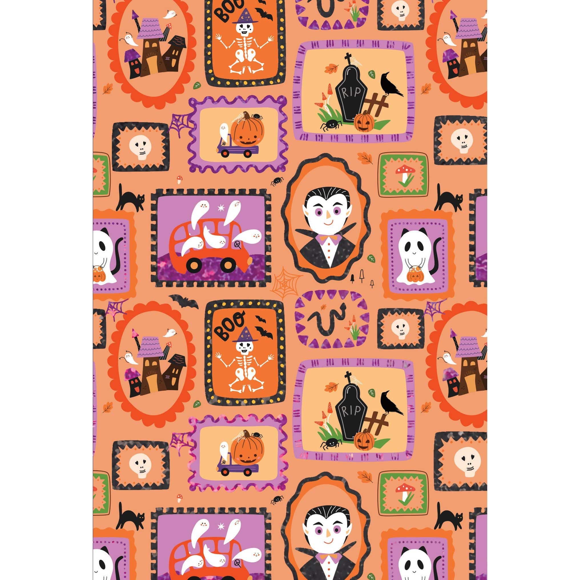 Pictura Halloween Gallery Halloween Counter Card featuring spooky festive design for seasonal decoration and celebration.